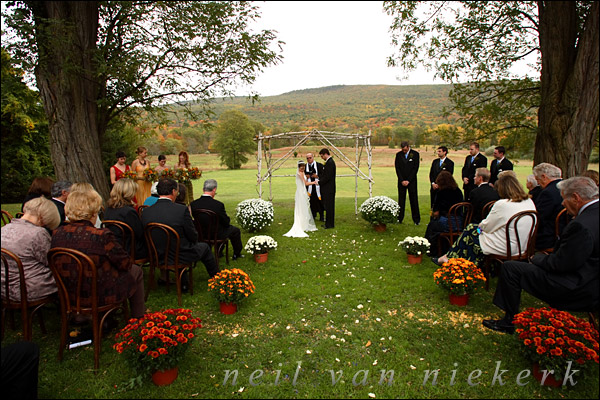 The setting for Alli and Colin's wedding on Saturday Oct 7th 