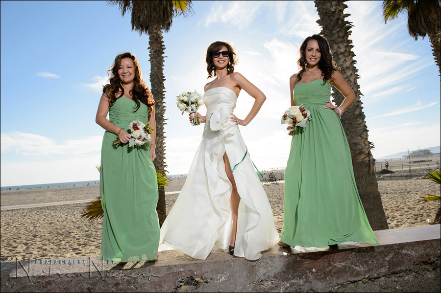 Santa Monica wedding photos