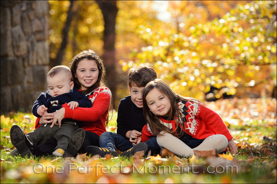 kids babies photographer NJ outdoors Fall photo-session