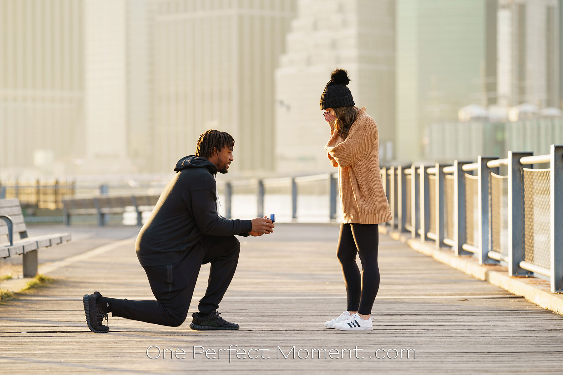 New York NYC surprise proposal photographer