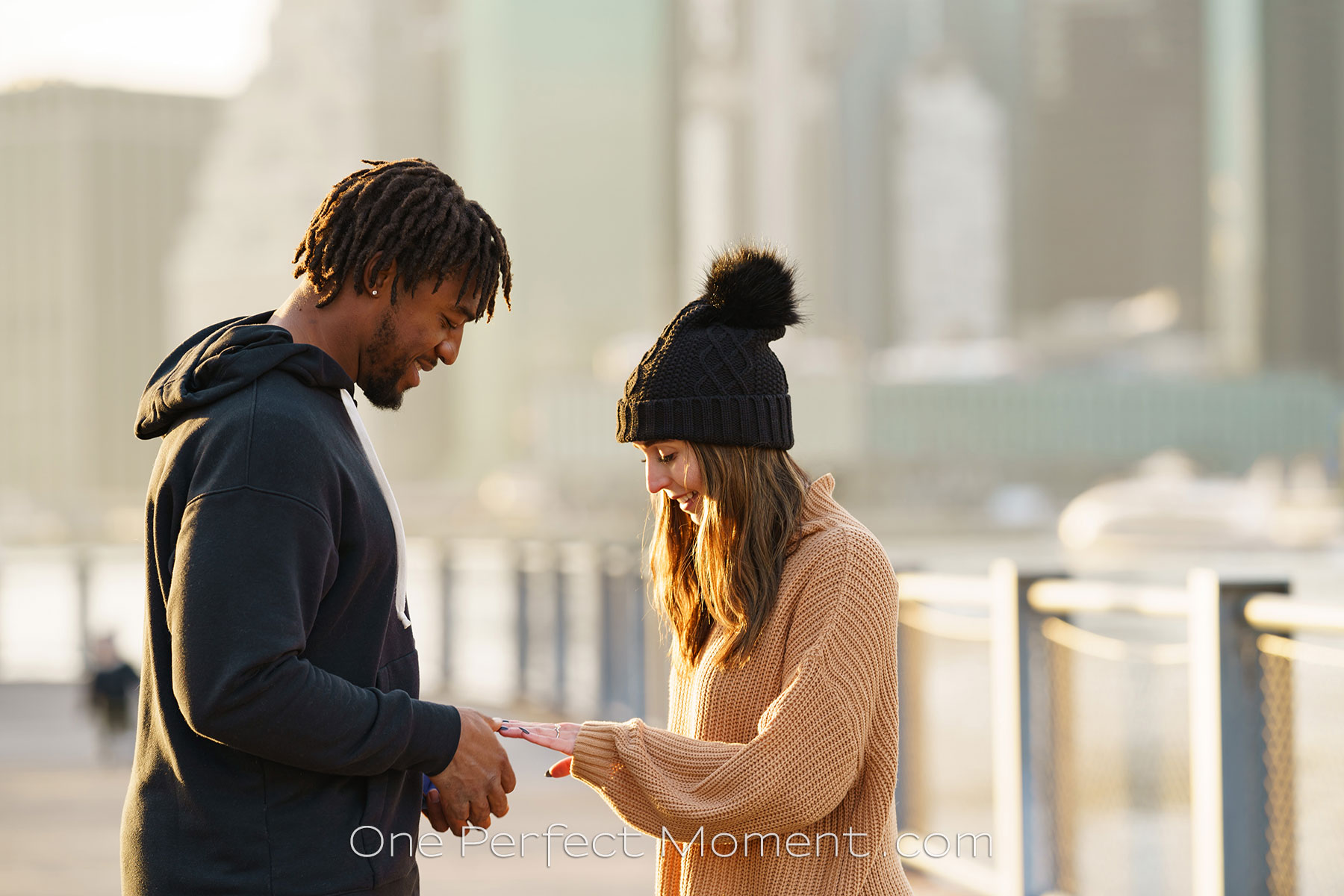 New York NYC surprise proposal photographer